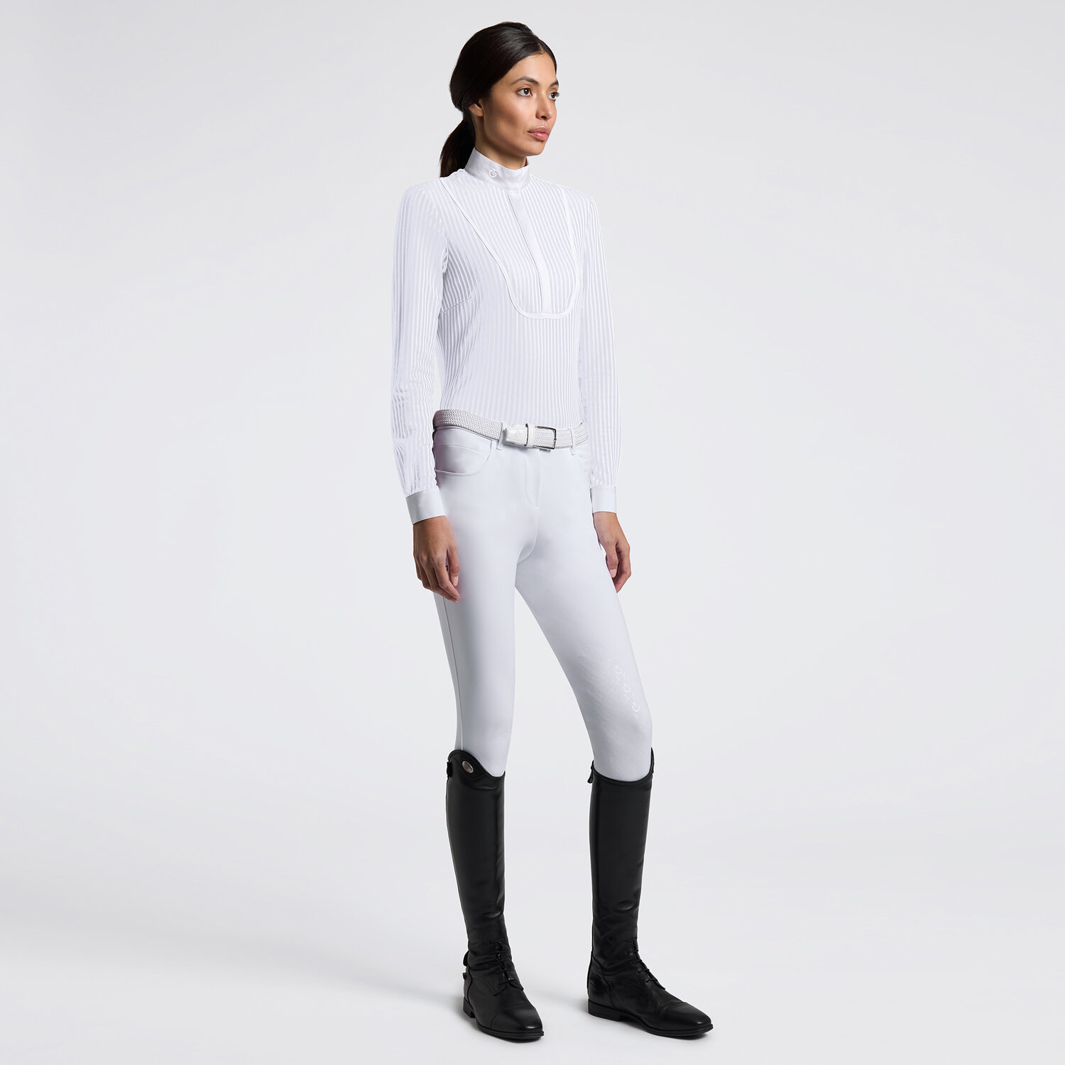 Tricou Cavalleria Toscana LS Stripes - imagine 2