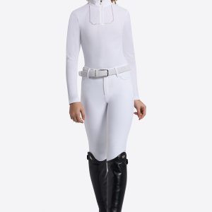 Tricou Rider's Gene LS Girl Strass Zip